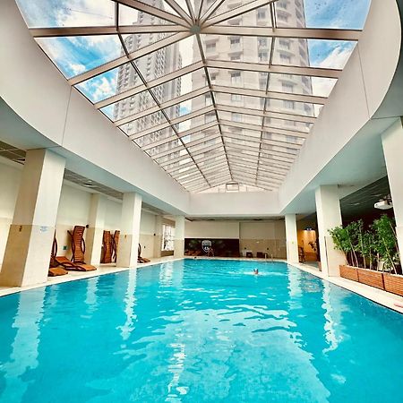 Luxury Condo On 18Th Floor With Pool, Fitness, Parking Included. Skopje Exterior foto