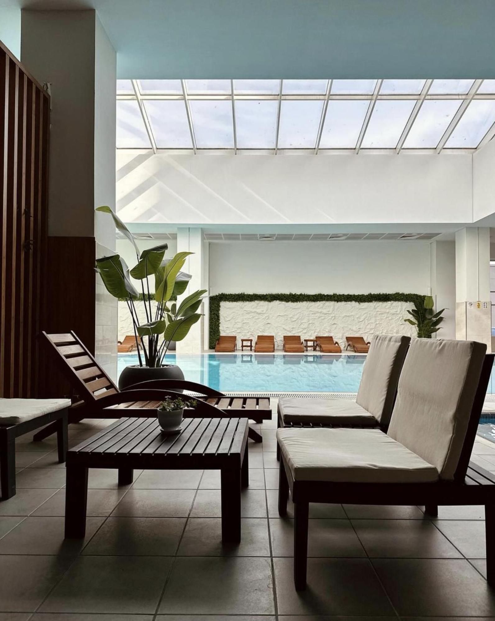 Luxury Condo On 18Th Floor With Pool, Fitness, Parking Included. Skopje Exterior foto